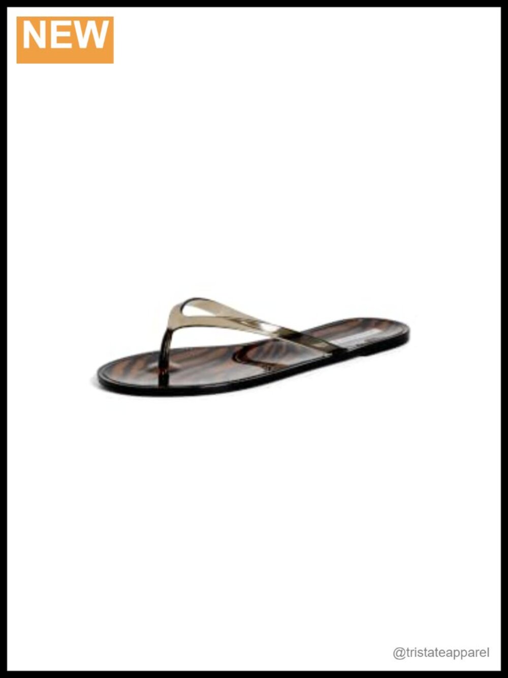 Crystal Jelly Flip Flops PVC Rubber Sole Slip On Sandals
